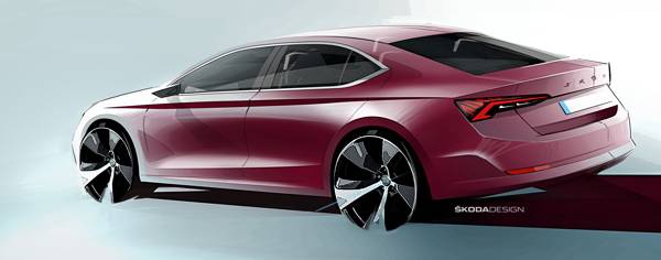 skoda presents design sketches of new octavia 02