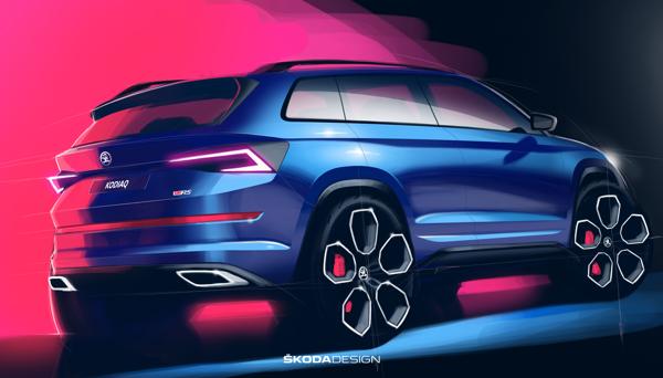 180920 kodiaq rs sketch 2