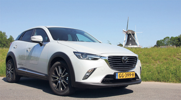 Mazda CX 3 windmolen