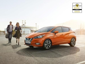 Topscore voor nieuwe Nissan Micra bij Euro NCAP botsproeven