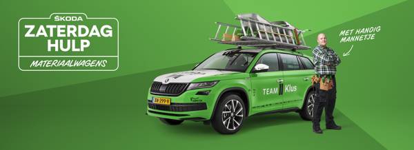 De materiaalwagens van SKODA: nu ook voor zaterdag-klussers