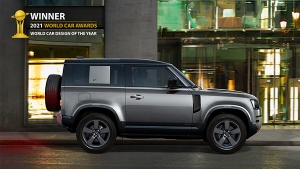 Land Rover Defender bekroond tot 2021 World Car Design of the Year