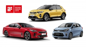 iF Design Awards voor Kia Stinger, Stonic en Picanto