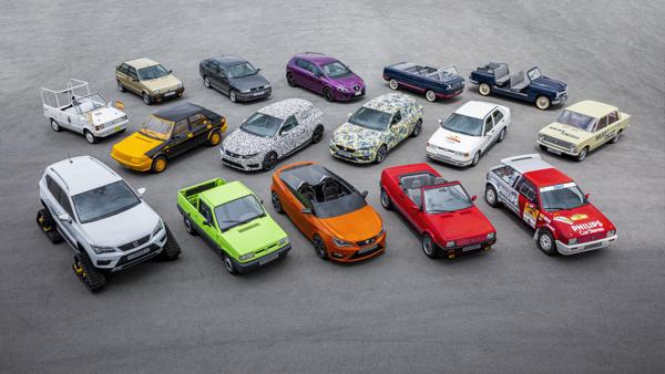 SEAT: 70 jaar historie met 16 speciale modellen